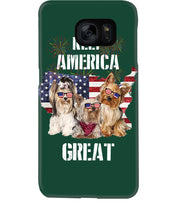 Load image into Gallery viewer, Keep America Great Yorkshire Terrier Gift For Dog Lovers Phone case
