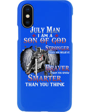 Load image into Gallery viewer, July Man Son Of God Birthday Meaningful Gift For Men Phone case

