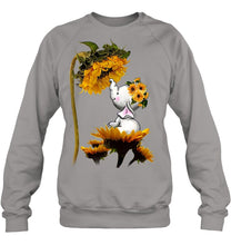 Load image into Gallery viewer, Elephant Sunflower Special Custom Design For Cute Girls Sweatshirt
