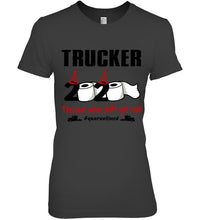 Load image into Gallery viewer, 2020 The Year When Shit Got Real Quarantined Gift For Trucker Ladies Tee

