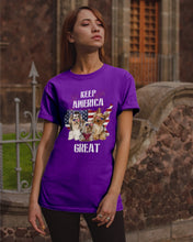 Load image into Gallery viewer, Keep America Great Yorkshire Terrier Gift For Dog Lovers Guys Tee
