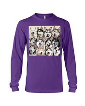 Load image into Gallery viewer, Many Love Husky Siberian On Phone Case Gift For Husky Lovers Unisex Long Sleeve
