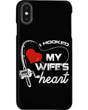 Load image into Gallery viewer, I Hooked My Wifes Heart Gift For Fishing Lovers Phone case
