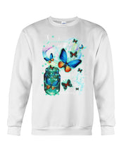 Load image into Gallery viewer, Butterfly Close My Eyes And Hug You Gift For Women Sweatshirt
