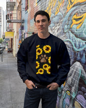 Load image into Gallery viewer, Dog Paw Sunflower  Special Custom Design For Dog Lovers Sweatshirt
