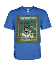 Load image into Gallery viewer, Lose Your Mind Find Your Soul Gift For Bartender Guys V-Neck
