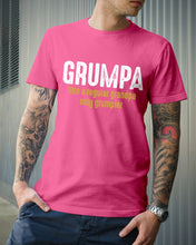 Load image into Gallery viewer, Grumpa Like A Regular Grandpa Only Grumpier Guys Tee

