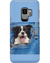 Load image into Gallery viewer, Border Collie In Denim Pocket Gift For Dog Lovers Phone case
