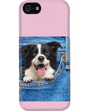 Load image into Gallery viewer, Border Collie In Denim Pocket Gift For Dog Lovers Phone case
