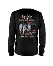Load image into Gallery viewer, July Man Son Of God Birthday Meaningful Gift For Men Unisex Long Sleeve
