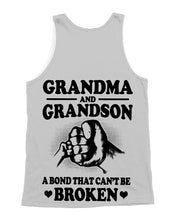 Load image into Gallery viewer, Grandma And Grandson A Bond That Can't Be Broken Custom Design Unisex Tank Top
