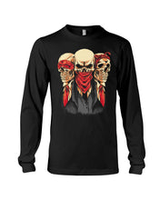 Load image into Gallery viewer, Black Phone Case With Skulls Design Gift For Friends Unisex Long Sleeve
