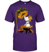 Load image into Gallery viewer, Elephant Sunflower Special Custom Design For Cute Girls Guys Tee
