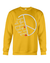 Load image into Gallery viewer, Image All The People Living Life In Peace Custom Design For Friends Sweatshirt
