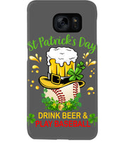 Load image into Gallery viewer, Baseball Drink Beer Day St Patrick's Day Gift For Baseball Lovers Phone case
