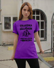 Load image into Gallery viewer, Grandma And Grandson A Bond That Can't Be Broken Custom Design Guys Tee

