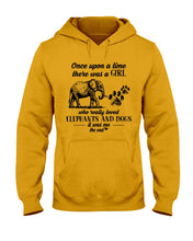 Load image into Gallery viewer, A Girl Really Loved Elephants And Dogs  Special Custom Design Hoodie
