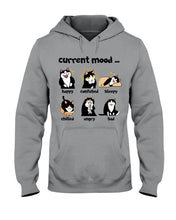 Load image into Gallery viewer, Current Black Cat's Mood Gift For Cat Lovers Hoodie
