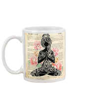 Load image into Gallery viewer, I'm Mostly Peace Love And Light Yoga Gift For Yoga Lovers Mug
