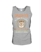 Load image into Gallery viewer, Daughter The Soul Of Witch The Fire Of Lioness Unisex Tank Top
