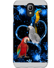 Load image into Gallery viewer, Lovely Phone Case Twinkling Blue Heart Gift For Parrots Lovers Phone case
