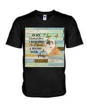 Load image into Gallery viewer, Bulldog In My Darkest Hour Gift For Dog Lovers Guys V-Neck
