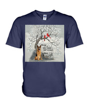 Load image into Gallery viewer, German Shepherd They Walk Beside Us Everyday Special Custom Design Guys V-Neck
