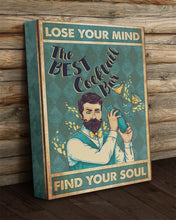 Load image into Gallery viewer, Lose Your Mind Find Your Soul Gift For Bartender Matte Canvas
