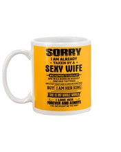 Load image into Gallery viewer, Gift For Husband Taken By An August Sexy Wife Who Happens To Cuss A Lot Mug
