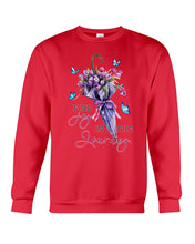 Load image into Gallery viewer, Butterflies Find Joy In The Journey Gift For Daughter Sweatshirt
