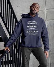Load image into Gallery viewer, Gift For Husband I'm The Lucky One Because I Get To Be Her Husband Hoodie
