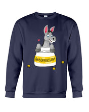 Load image into Gallery viewer, Funny Donkey Anti Depressant Meaning Gift For Women Sweatshirt
