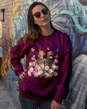 Load image into Gallery viewer, Gift For Dog LoversChesapeake Bay Retriever With Peonies Sweatshirt

