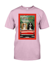 Load image into Gallery viewer, Cavalier Happy Holiday Gift For Dog Lovers Guys Tee

