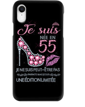 Load image into Gallery viewer, Je Suis Nee En 55 Je Ne Suis Peut-Être Pas Birthday Gift For Grandma Phone case
