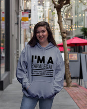 Load image into Gallery viewer, I'm A Paralegal   Special Unique  Custom Design Hoodie
