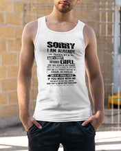 Load image into Gallery viewer, I'm Already Taken By    September Sexy And Crazy Girl For Birthday Gift Unisex Tank Top
