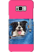 Load image into Gallery viewer, Border Collie In Denim Pocket Gift For Dog Lovers Phone case

