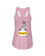 Load image into Gallery viewer, Funny Donkey Anti Depressant Meaning Gift For Women Ladies Flowy Tank
