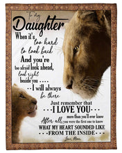 Load image into Gallery viewer, Just Remember That I Love You Mom Gift For Daughter Fleece Blanket
