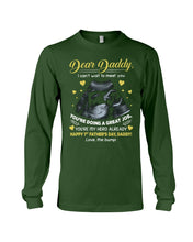 Load image into Gallery viewer, Gift From Bump To Daddy You're My Hero Already Happy Father's Day Unisex Long Sleeve
