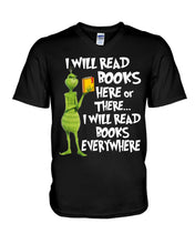 Load image into Gallery viewer, I’ll Read Book Everywhere Great Gift For Book Lovers Guys V-Neck
