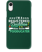 Load image into Gallery viewer, I'm A Registered Dietitian Also Know Fooducater Trending Phone case
