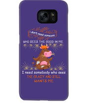 Load image into Gallery viewer, Cow I Need Somebody Who Sees The Crazy And Still Wants Me Phone case

