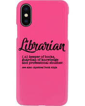 Load image into Gallery viewer, Librarian Keeper Of Books Guardian Of Knowledge Custom Design Phone case

