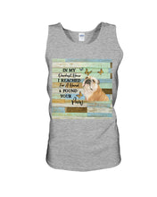 Load image into Gallery viewer, Bulldog In My Darkest Hour Gift For Dog Lovers Unisex Tank Top
