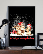Load image into Gallery viewer, Cats We Wish You A Merry Christmas Gift For Cat Lovers Vertical Poster
