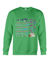 Load image into Gallery viewer, Butterflies When I Miss You I Just Have To Look Inside My Heart Gift For Lover Sweatshirt
