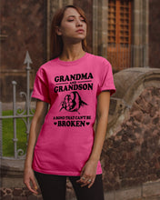 Load image into Gallery viewer, Grandma And Grandson A Bond That Can't Be Broken Custom Design Guys Tee
