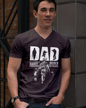 Load image into Gallery viewer, Daughter's Best Friend Son's Partner In Crime Special Custom Design Guys V-Neck
